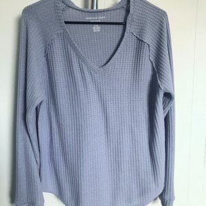 American Eagle Waffle Knit Sweater